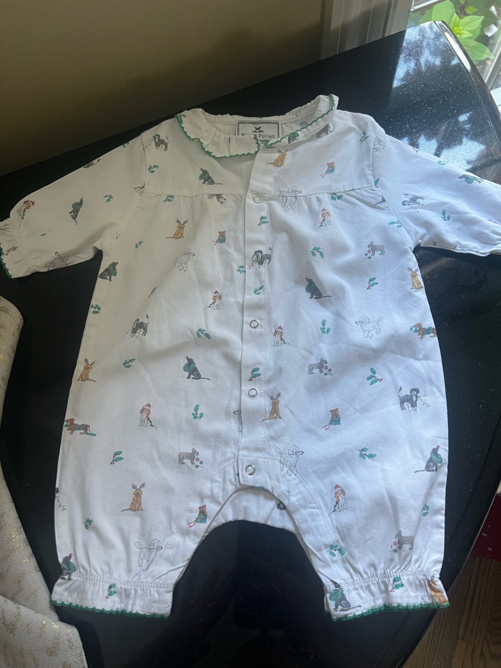 White Kids Pajamas with Cute Animal Print